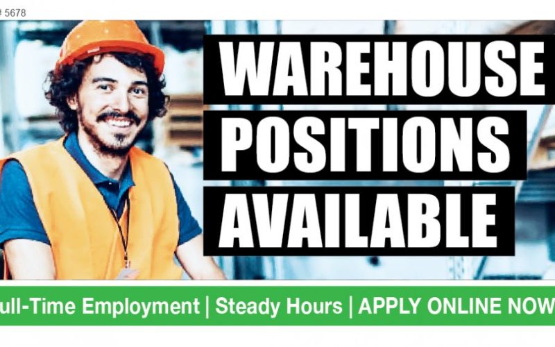 Available Warehouse Worker Openings